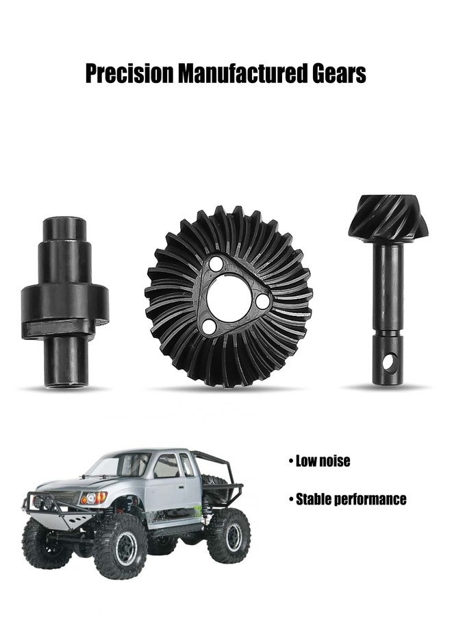 QLZOZB مجموعة تروس فولاذية شديدة التحمل 8T/27T مناسبة لسيارات كابرا SCX10 II و SCX10 III - Image 4